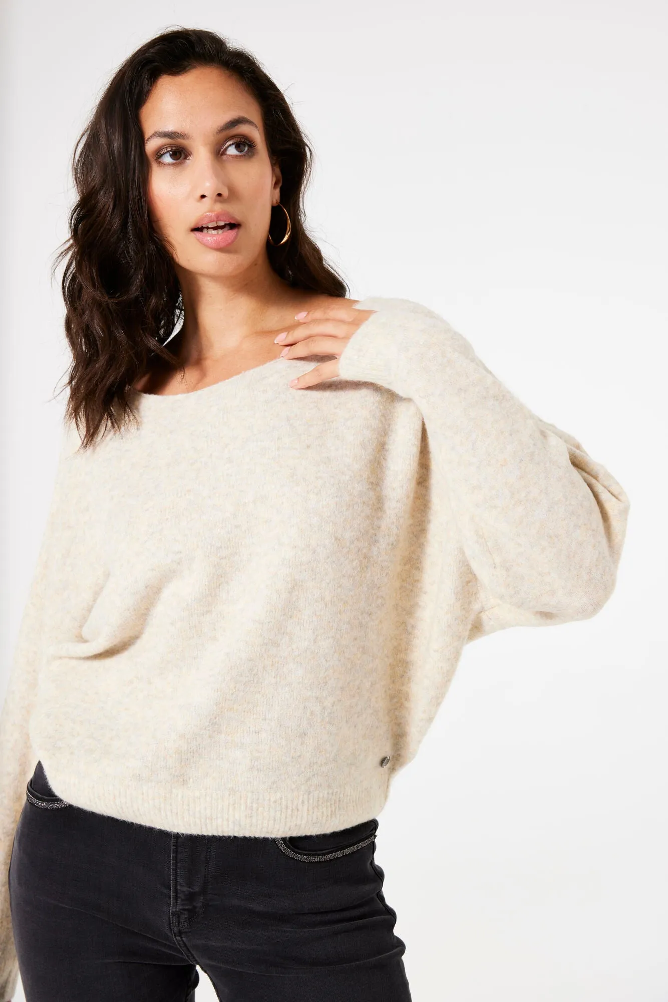 Garcia Pullover Knit - Sand Melee