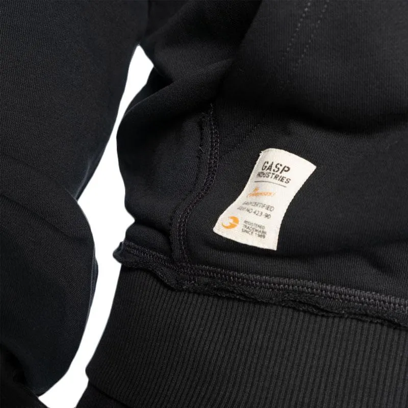 GASP Layered Hood Washed Black