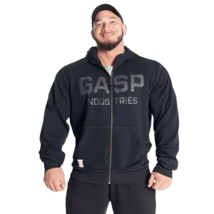 GASP Layered Hood Washed Black