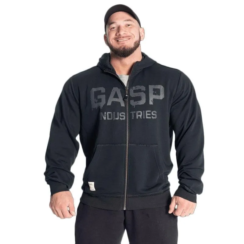 GASP Layered Hood Washed Black