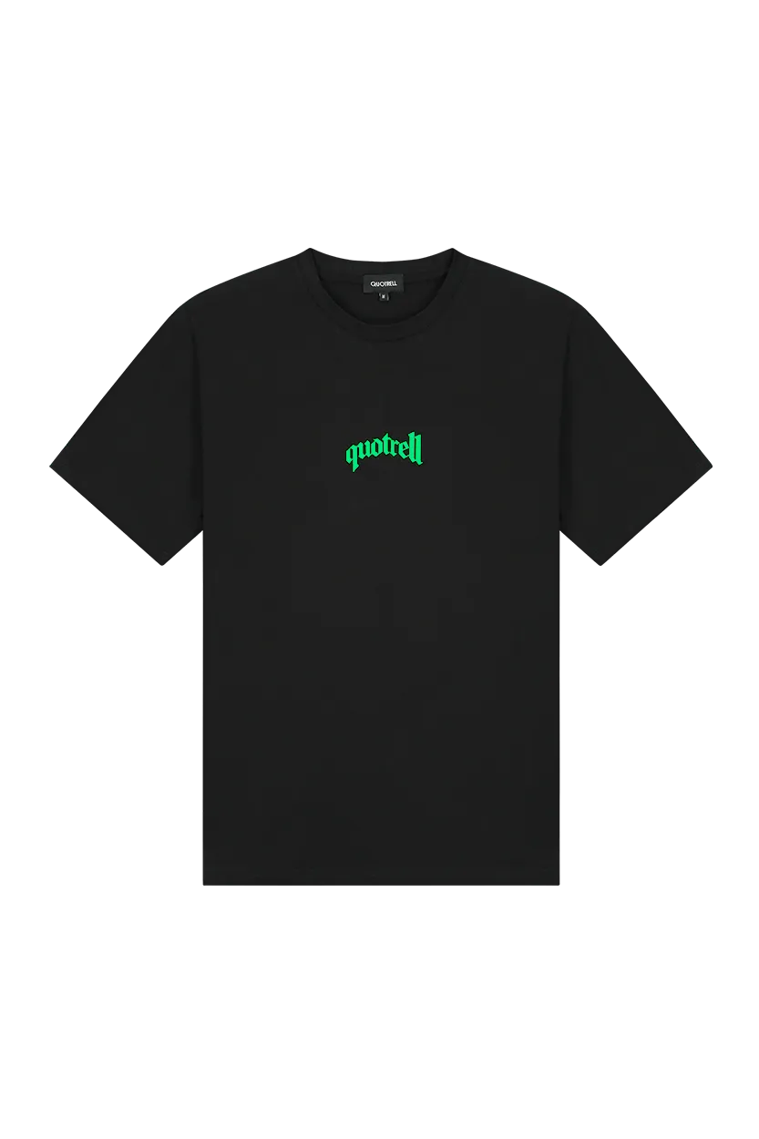 GLOBAL UNITY T-SHIRT | BLACK/NEON GREEN