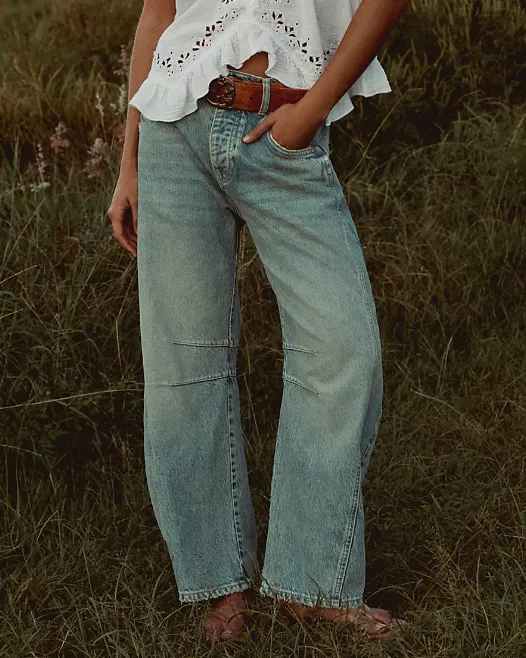 Good Luck Mid Rise Barrel | Free People