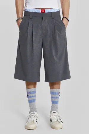 Grey Goliath Tailored Baggy Shorts
