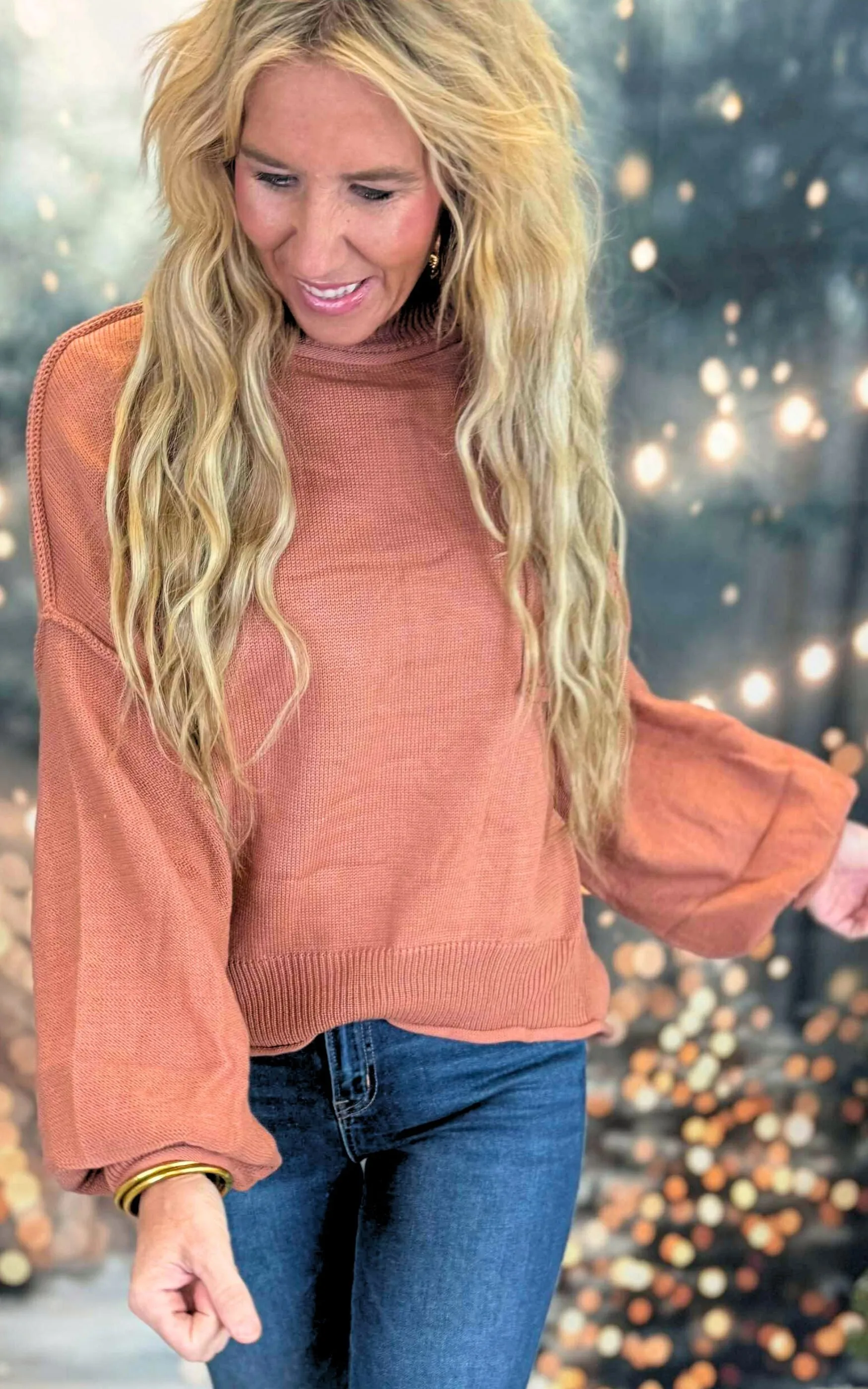 Hacci Pullover Sweater | POL
