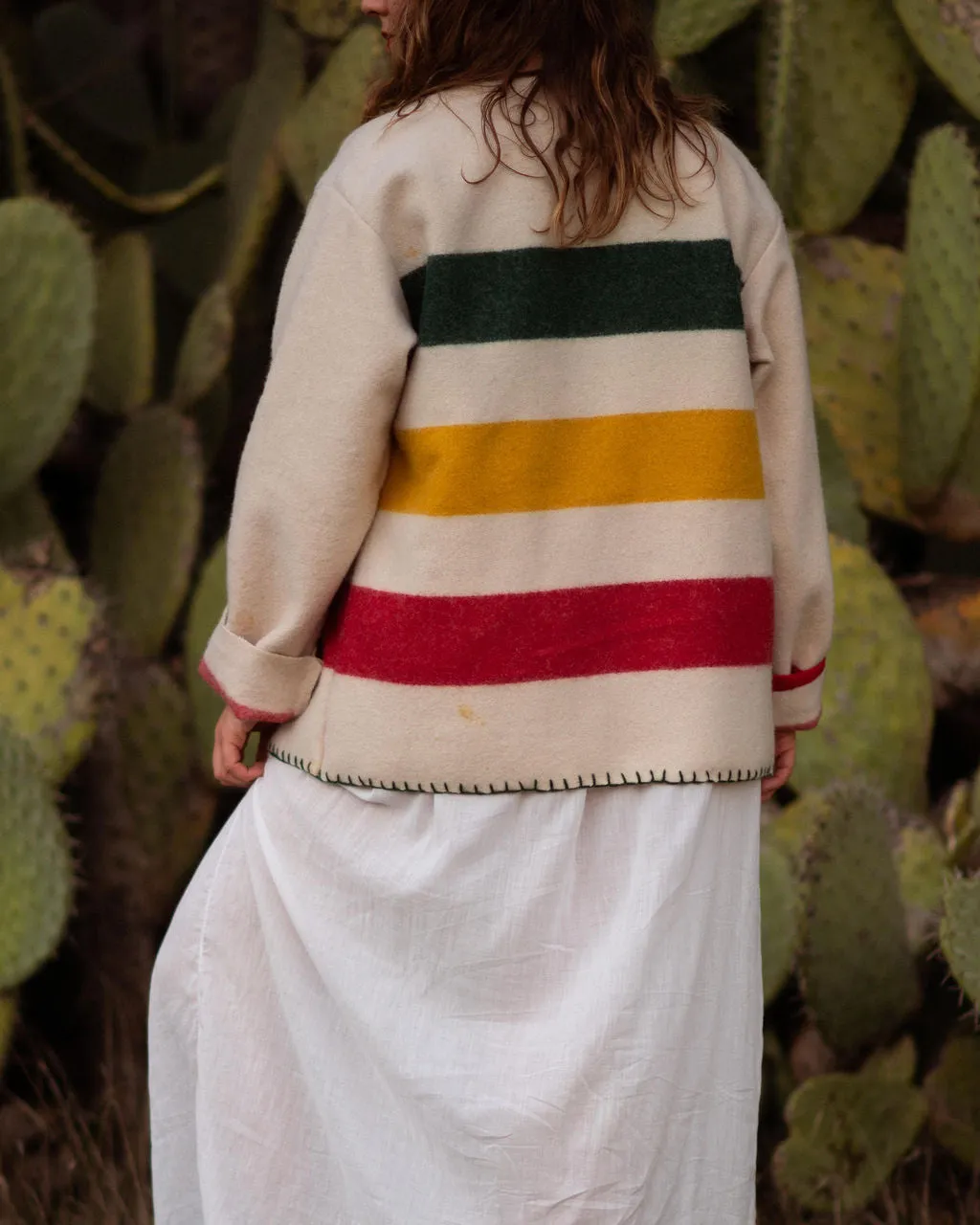 Handmade OOAK Hudson Bay Blanket Coat