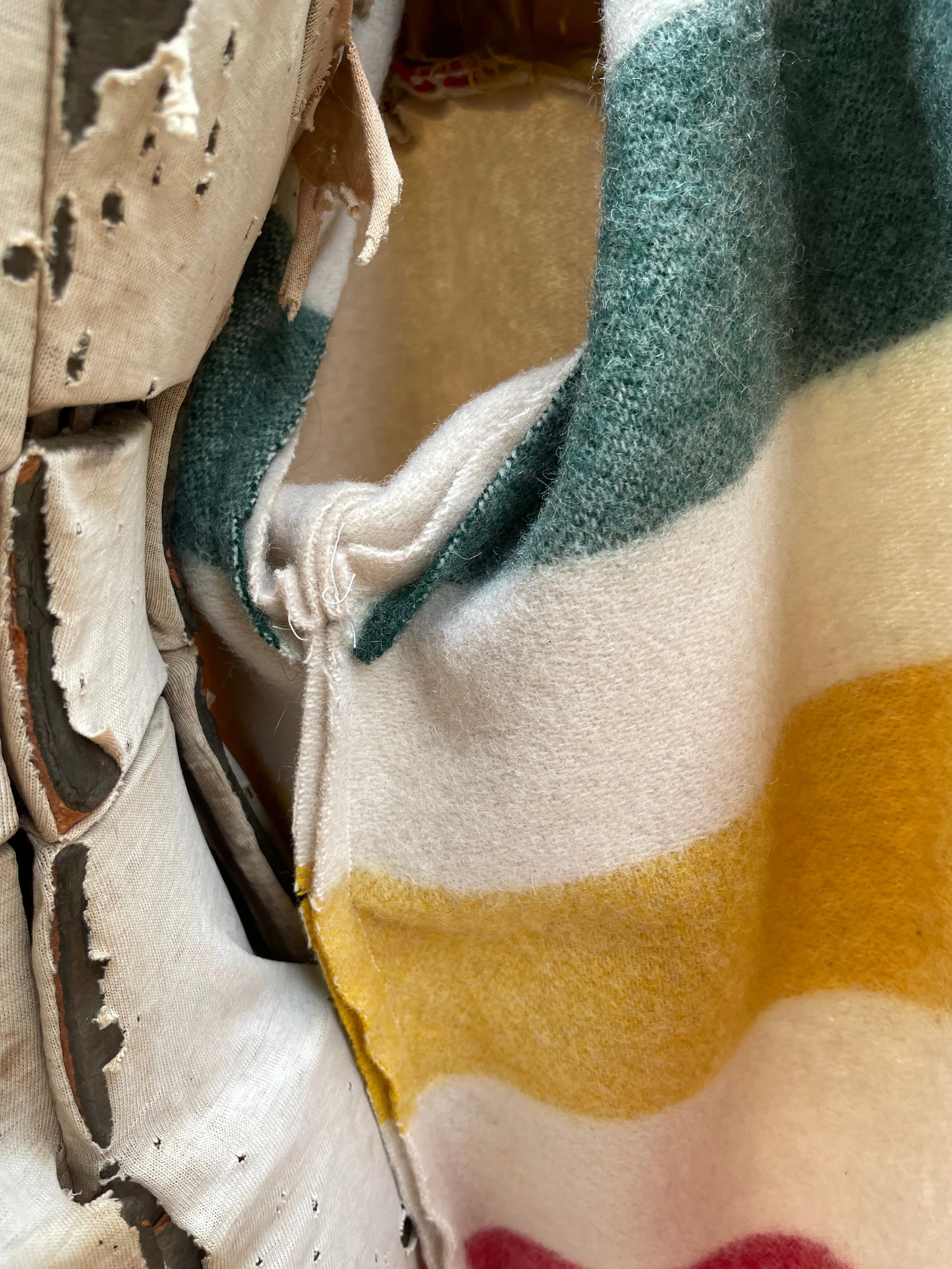 Handmade OOAK Hudson Bay Blanket Coat
