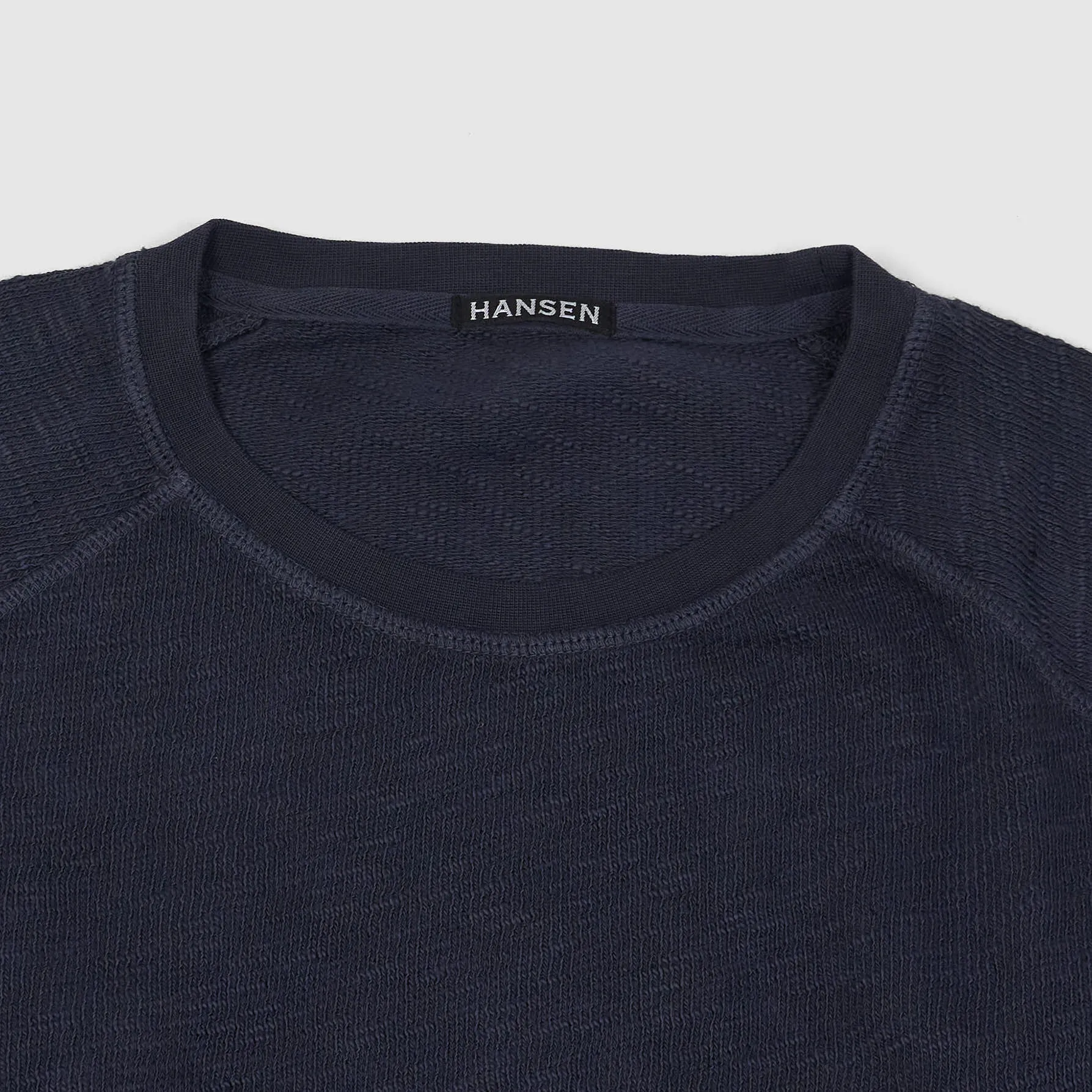 Hansen Raglan Waffle Long Sleeve Crew Neck T-Shirt