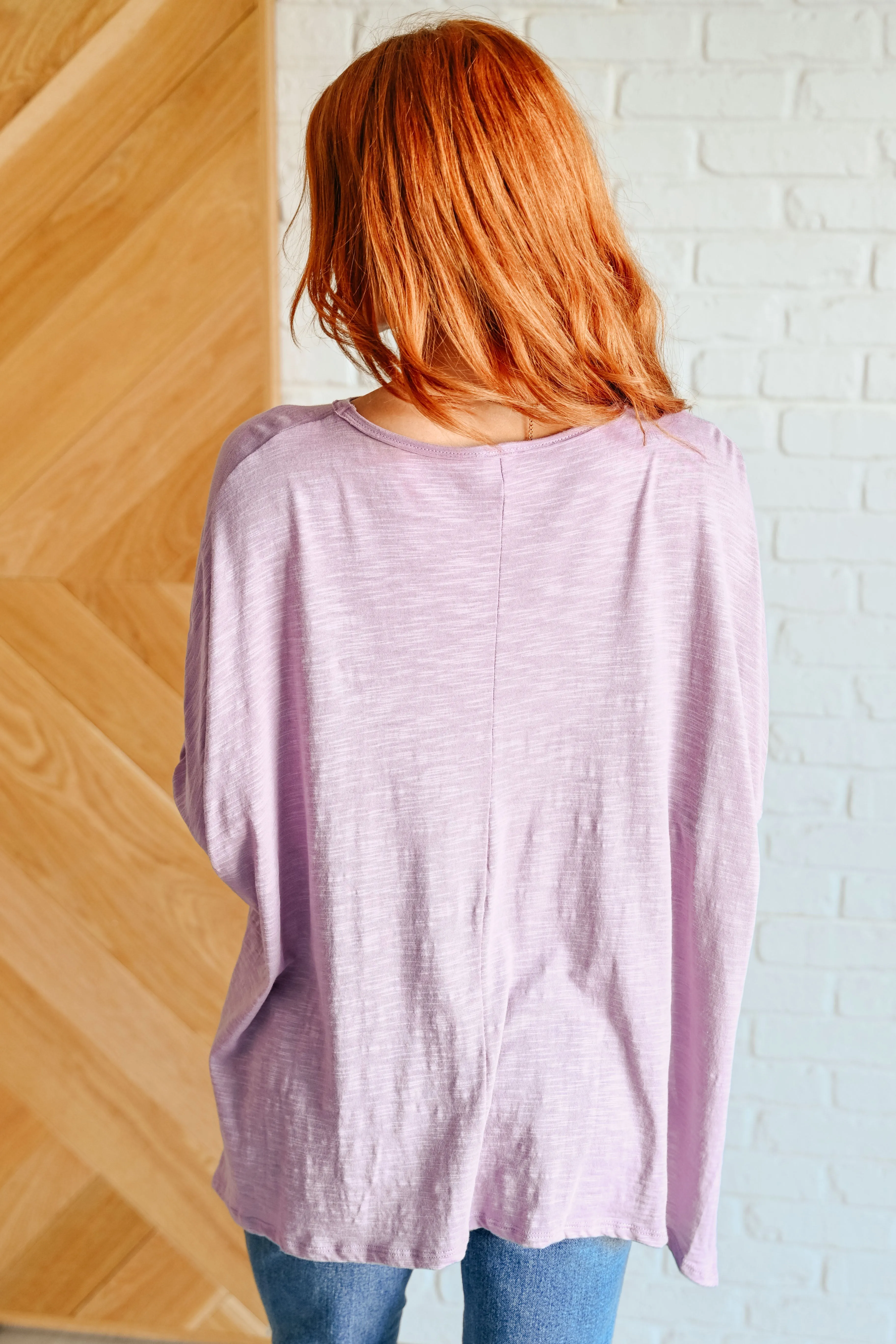 Hazel Blues® |  Face It Together Step Hem Pullover