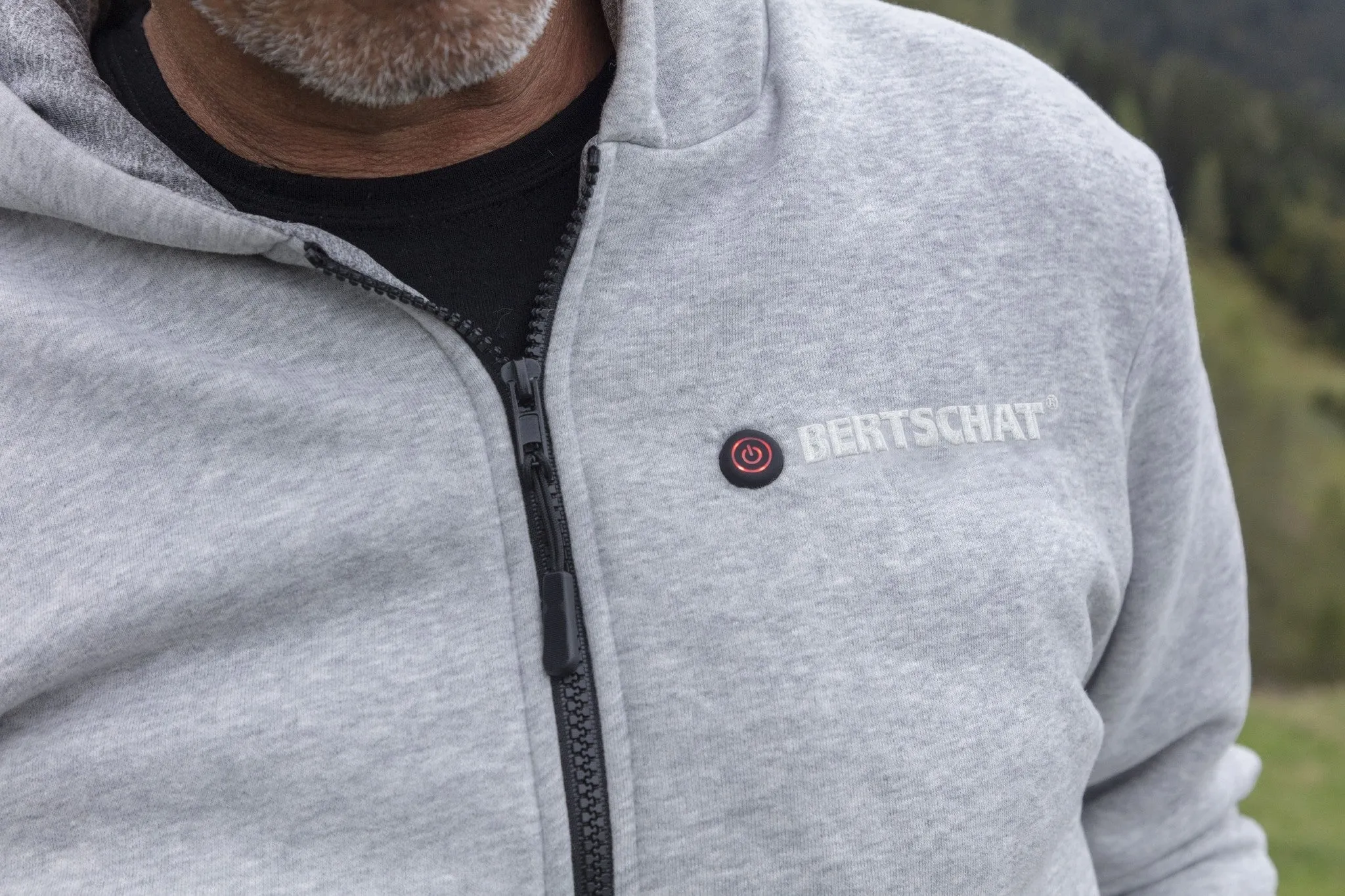 Heated Hoodie PRO |  Men - Grey