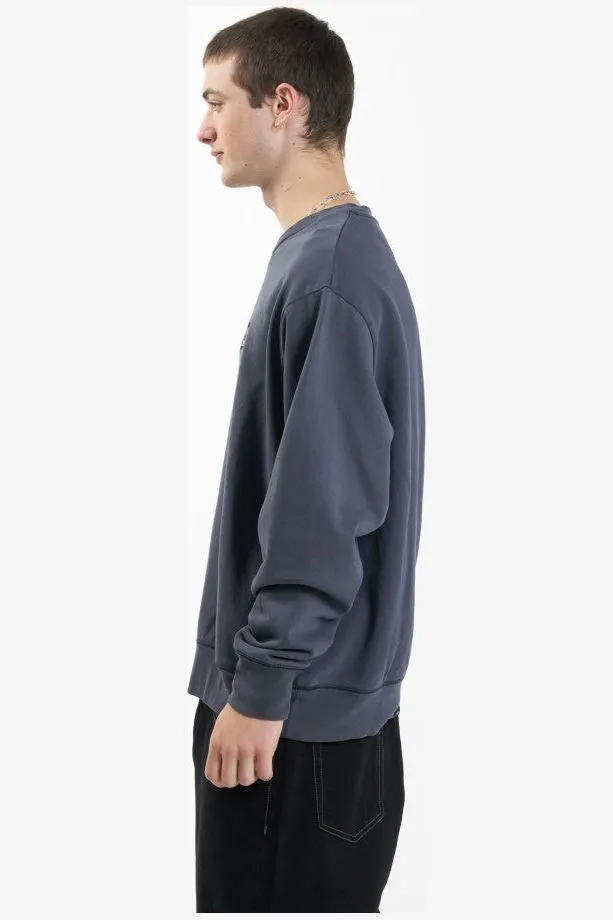 HELL RAISING BRONCO OVERSIZE CREW - SLATE