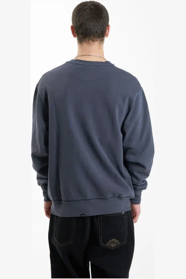 HELL RAISING BRONCO OVERSIZE CREW - SLATE