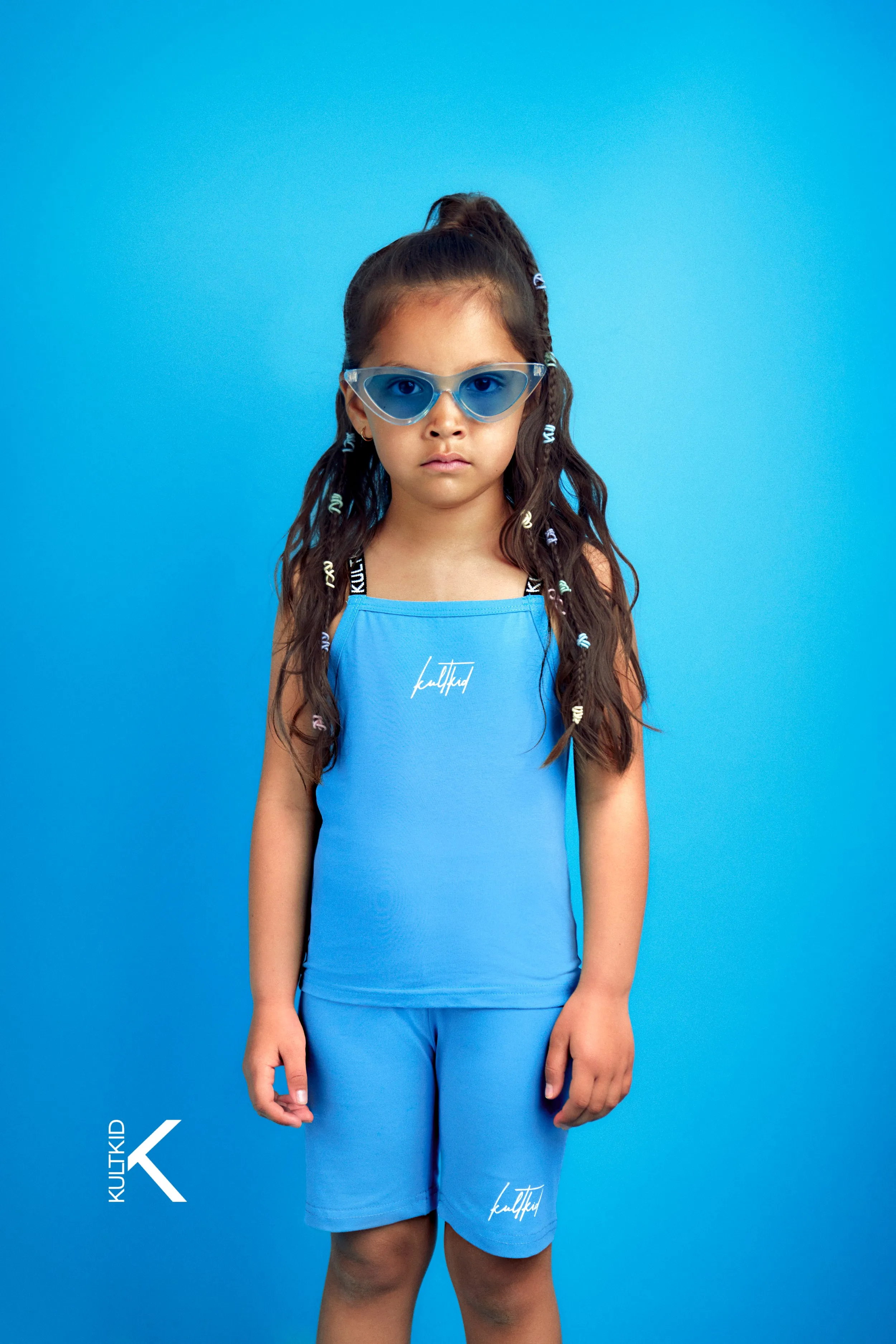 High Waisted Biker Shorts with Resistain® in Teal