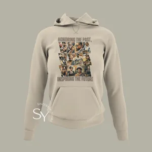 Honoring the past, inspiring the future Hoodie (Color)