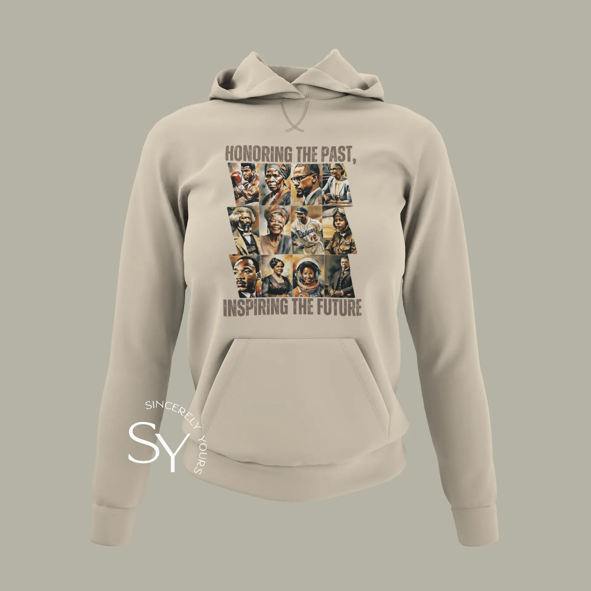 Honoring the past, inspiring the future Hoodie (Color)