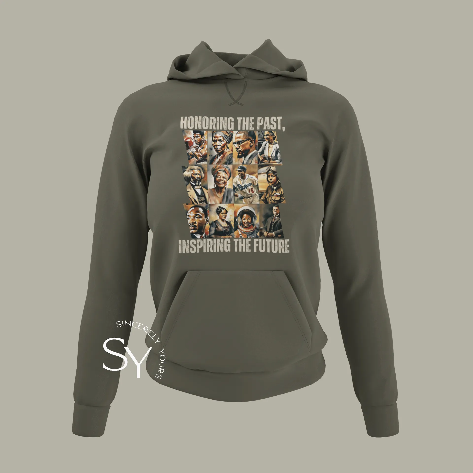 Honoring the past, inspiring the future Hoodie (Color)