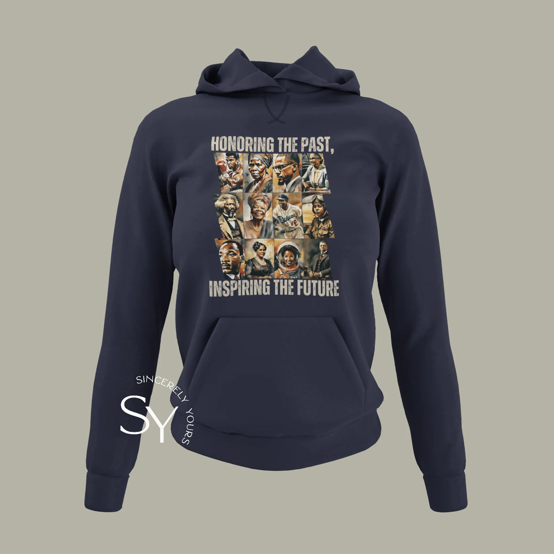 Honoring the past, inspiring the future Hoodie (Color)
