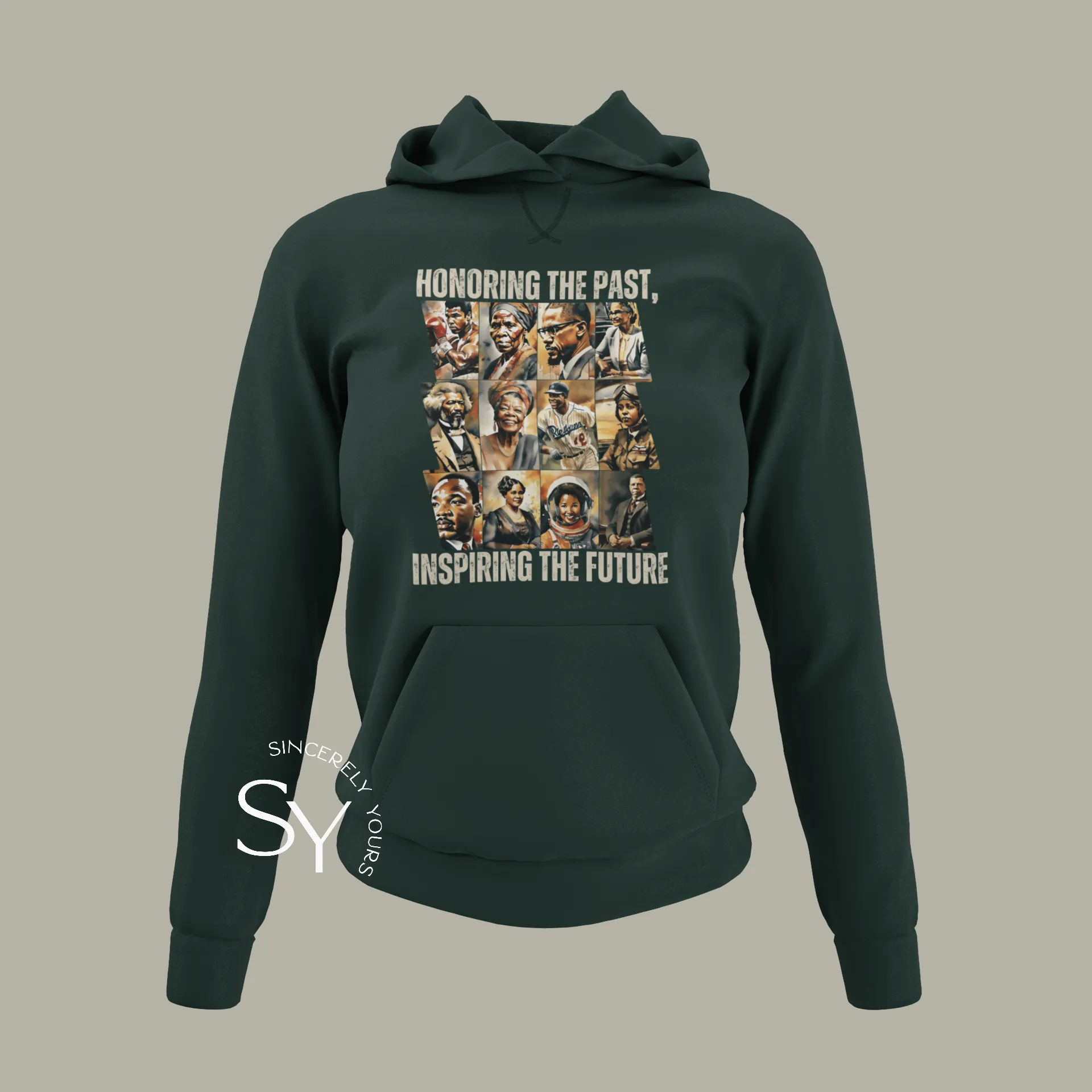 Honoring the past, inspiring the future Hoodie (Color)
