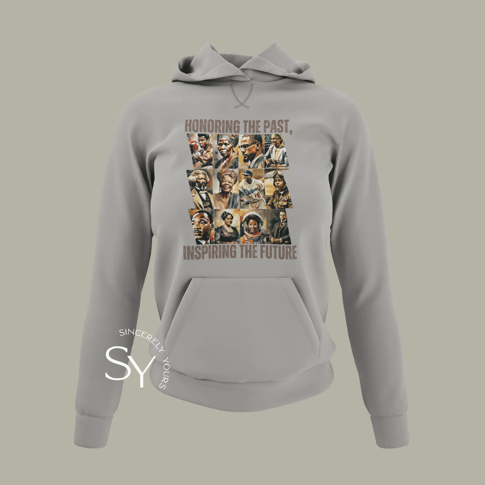 Honoring the past, inspiring the future Hoodie (Color)