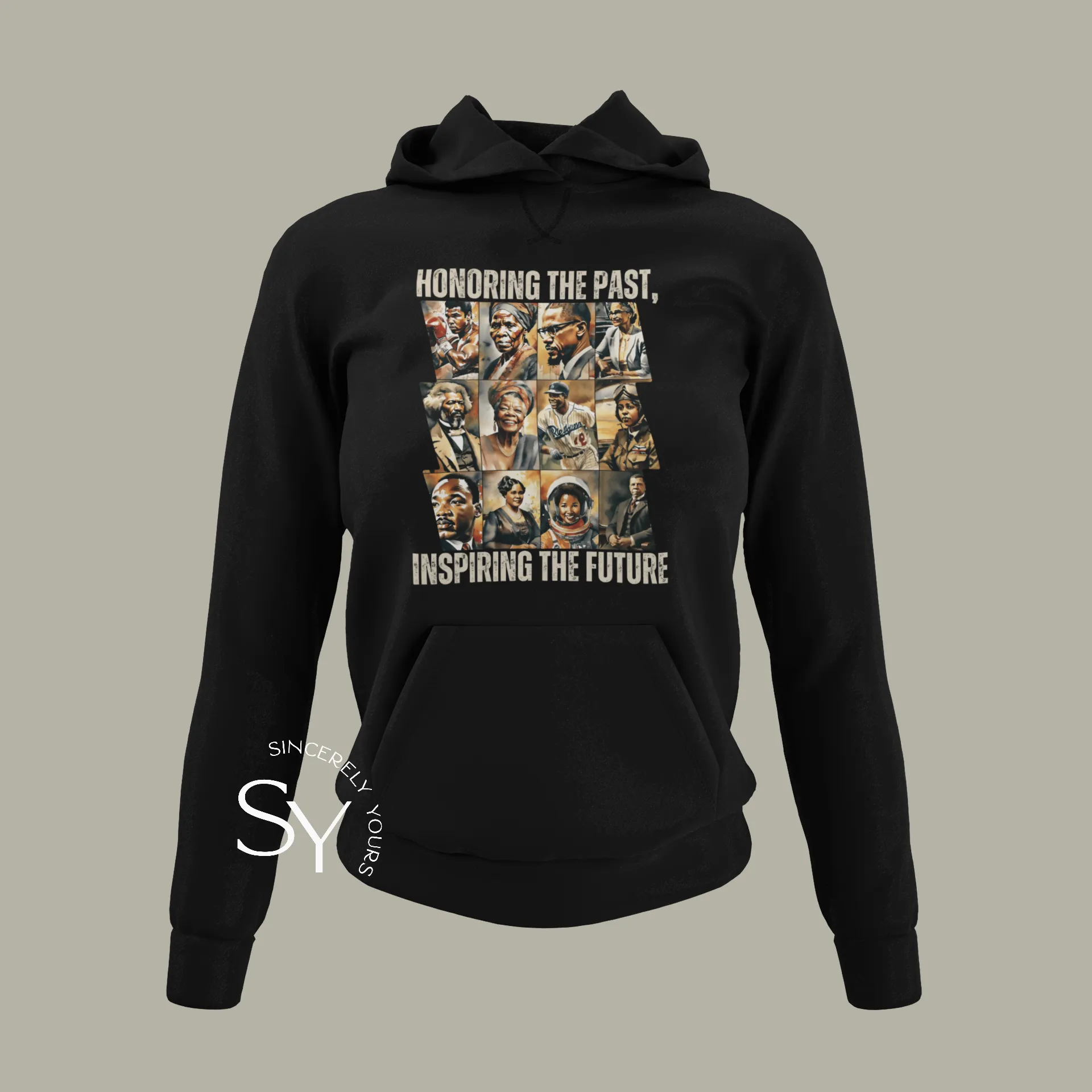 Honoring the past, inspiring the future Hoodie (Color)