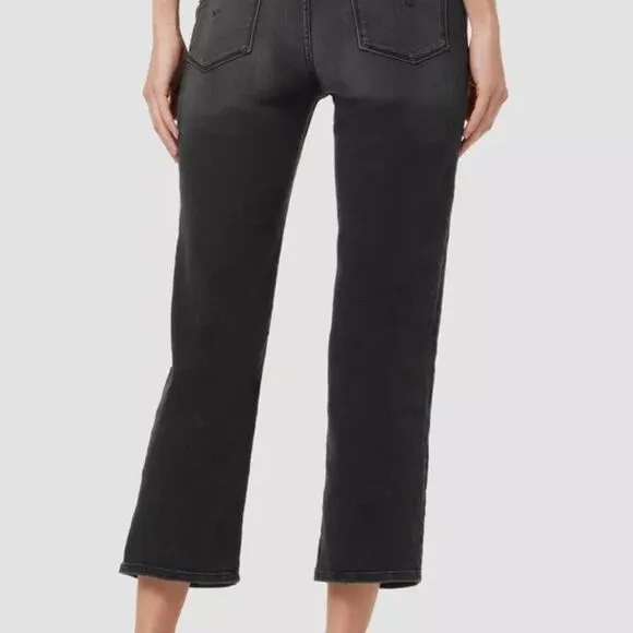 Hudson Noa Mid Rise Straight Crop Jeans in Twin Flame Size 33 NWOT