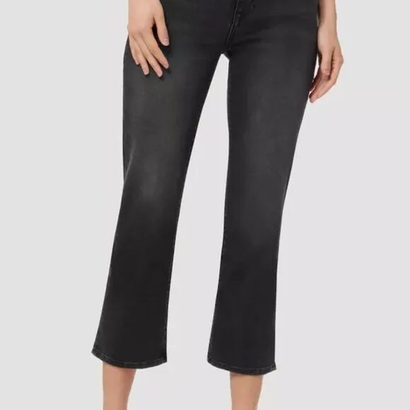 Hudson Noa Mid Rise Straight Crop Jeans in Twin Flame Size 33 NWOT