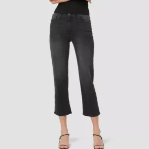 Hudson Noa Mid Rise Straight Crop Jeans in Twin Flame Size 33 NWOT
