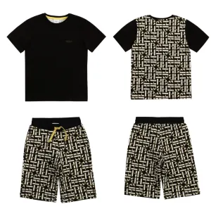 HUGO BOSS - Short Set - Yellow/Black