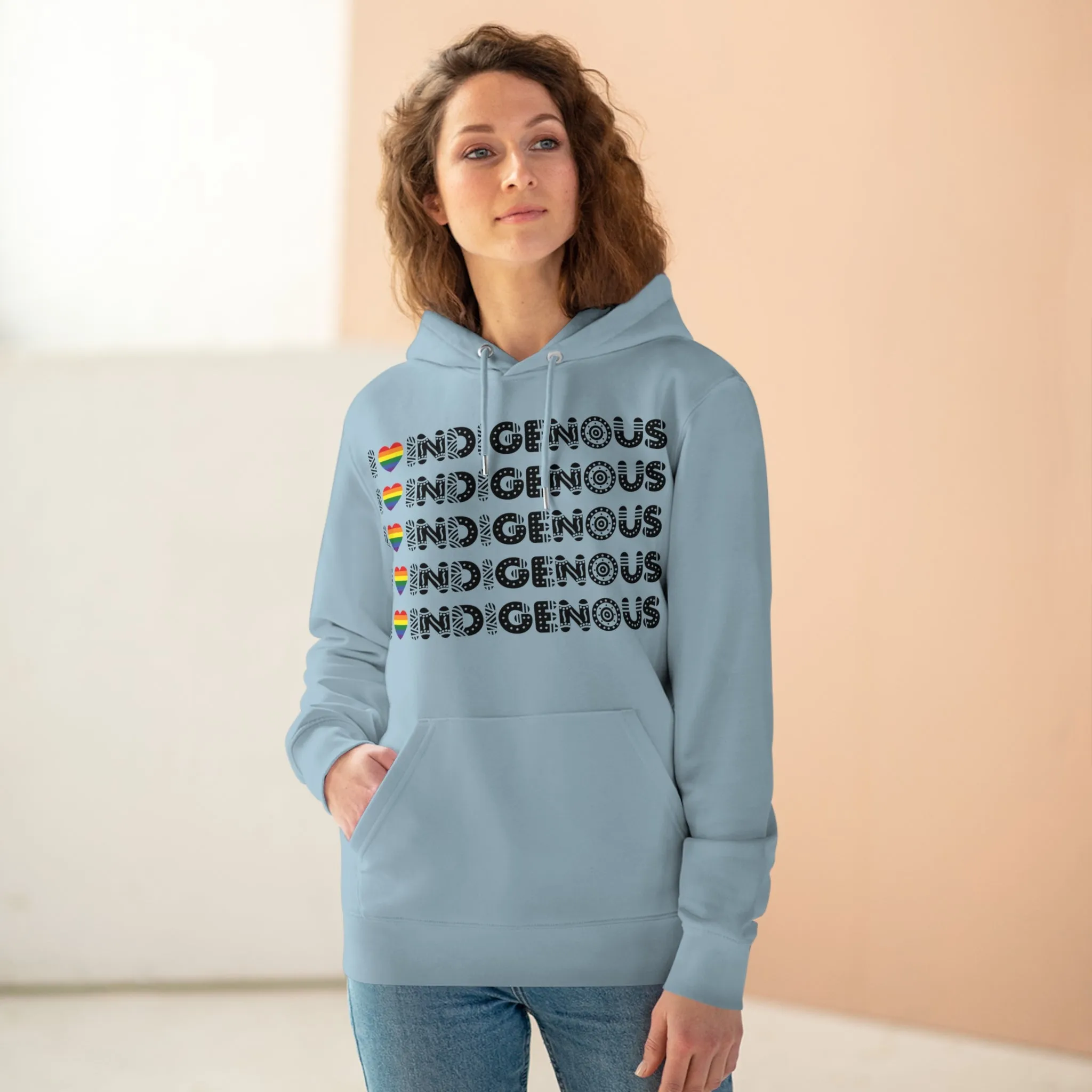I Love Indigenous | Cruiser Hoodie | Unisex | Eco Friendly