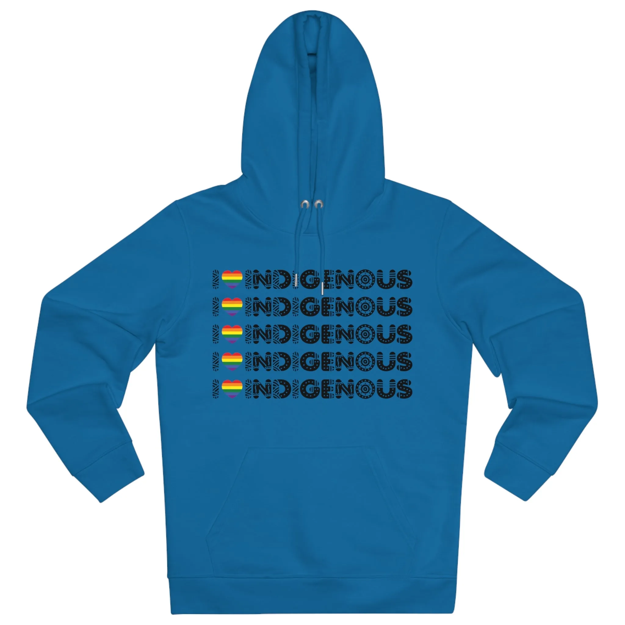 I Love Indigenous | Cruiser Hoodie | Unisex | Eco Friendly