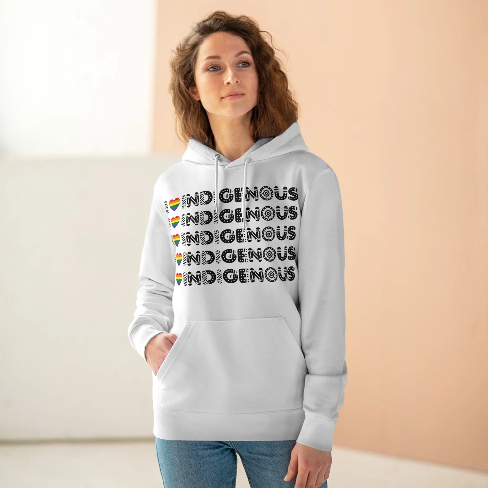 I Love Indigenous | Cruiser Hoodie | Unisex | Eco Friendly