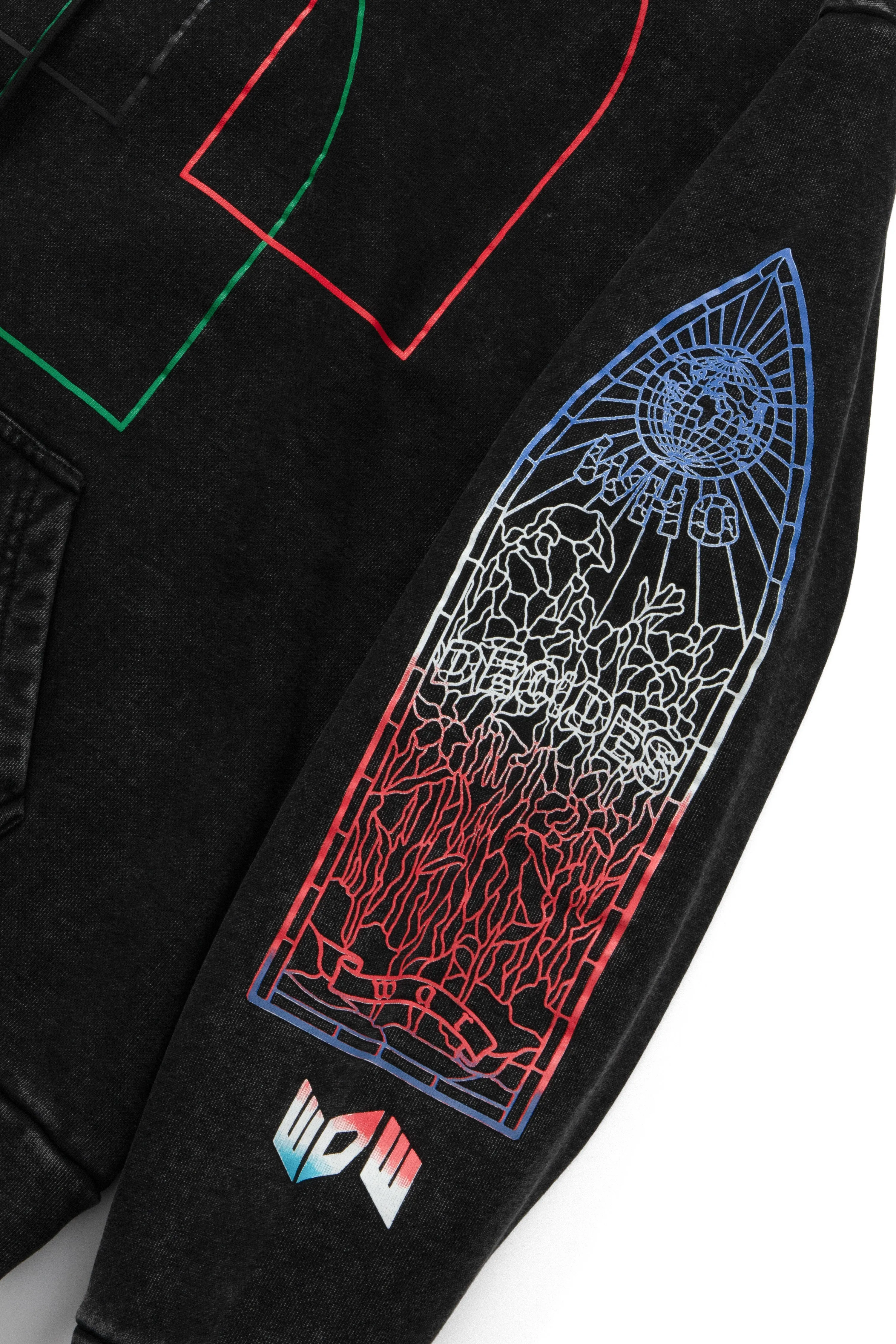 INTERTWINED WINDOWS HOODED SWEATSHIRT
