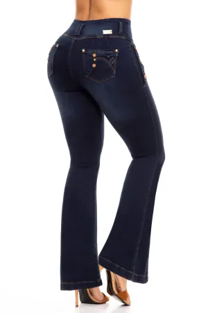 JEANS COLOMBIANOS PUSH UP AZUL SFOSAZ01024-49