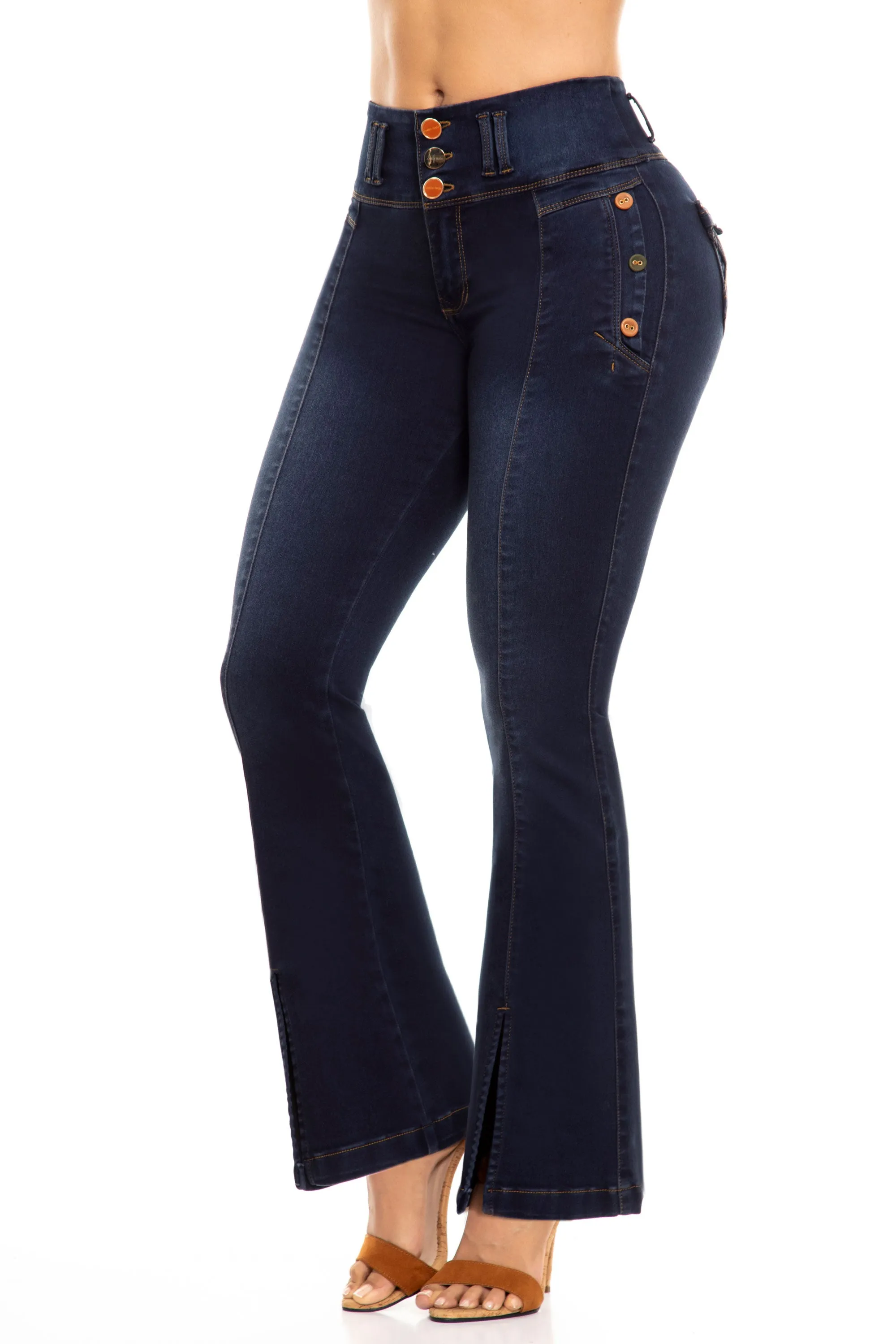 JEANS COLOMBIANOS PUSH UP AZUL SFOSAZ01024-49