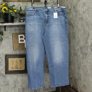 Jessica Simpson Womens Plus Size Peony High Rise Wide Leg Jeans 3024-2017