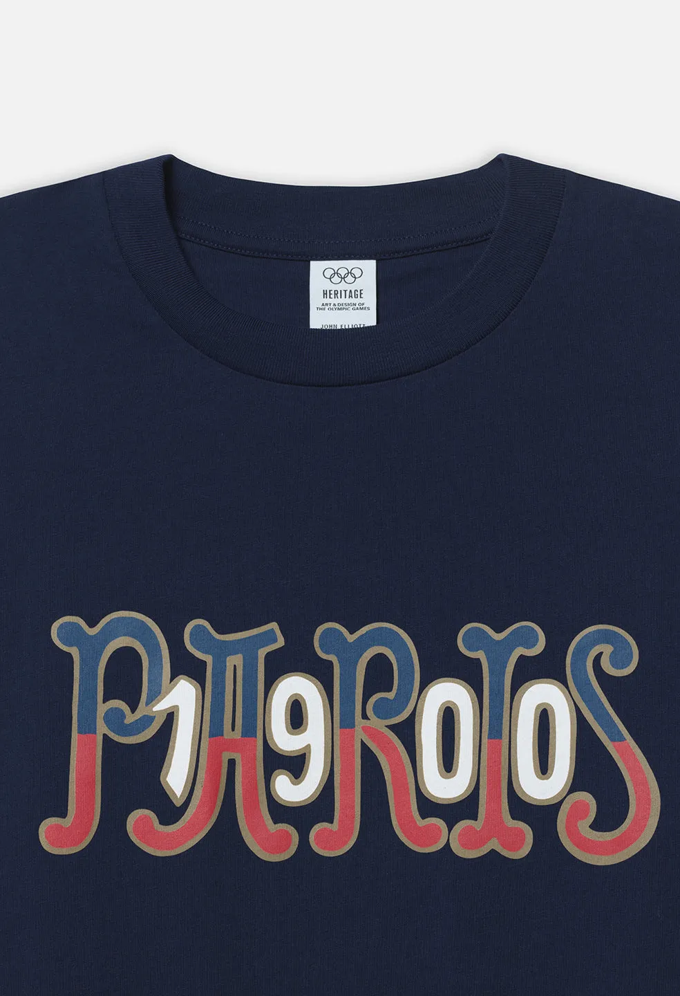 John Elliott x Olympic Heritage Paris University Tee / Navy