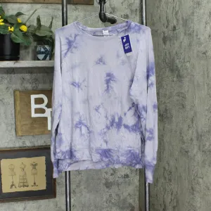 Joylab Women's Soft Lightweight Sweatshirt P7877 Blue Gray XS