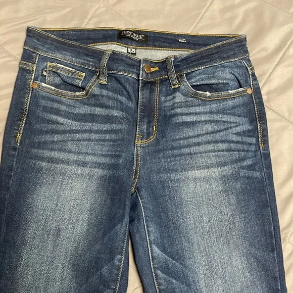 Judy Blue Jeans Size 9/29 Relaxed Fit JB82102DK Dark Wash