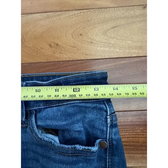 Judy Blue Jeans Women's 5/27 Relaxed Fit  Blue Denim Mid Rise