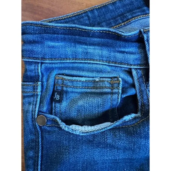 Judy Blue Jeans Women's 5/27 Relaxed Fit  Blue Denim Mid Rise