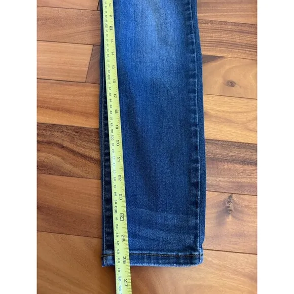 Judy Blue Jeans Women's 5/27 Relaxed Fit  Blue Denim Mid Rise