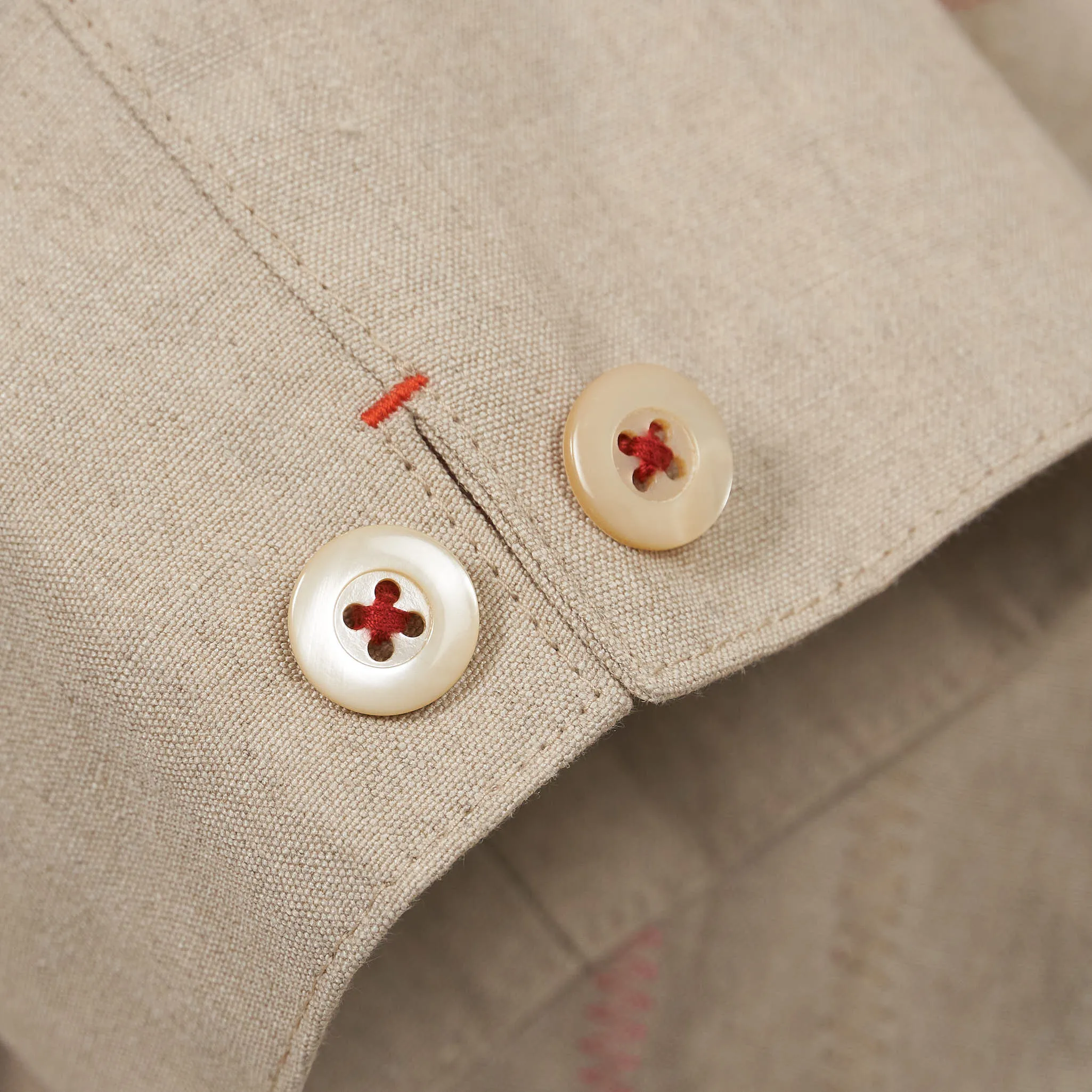 Junya Watanabe Man Classic Linen Blazer with Patchwork Stitching
