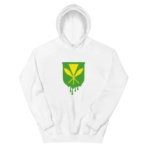 Kanaka Maoli Crest - Green *ADULT HOODIE*