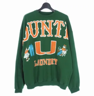 KAPITAL big kountry Laundry Wide college Crewneck sweatshirt
