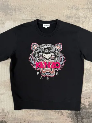 Kenzo Embroidered Tiger Sweatshirt - Black