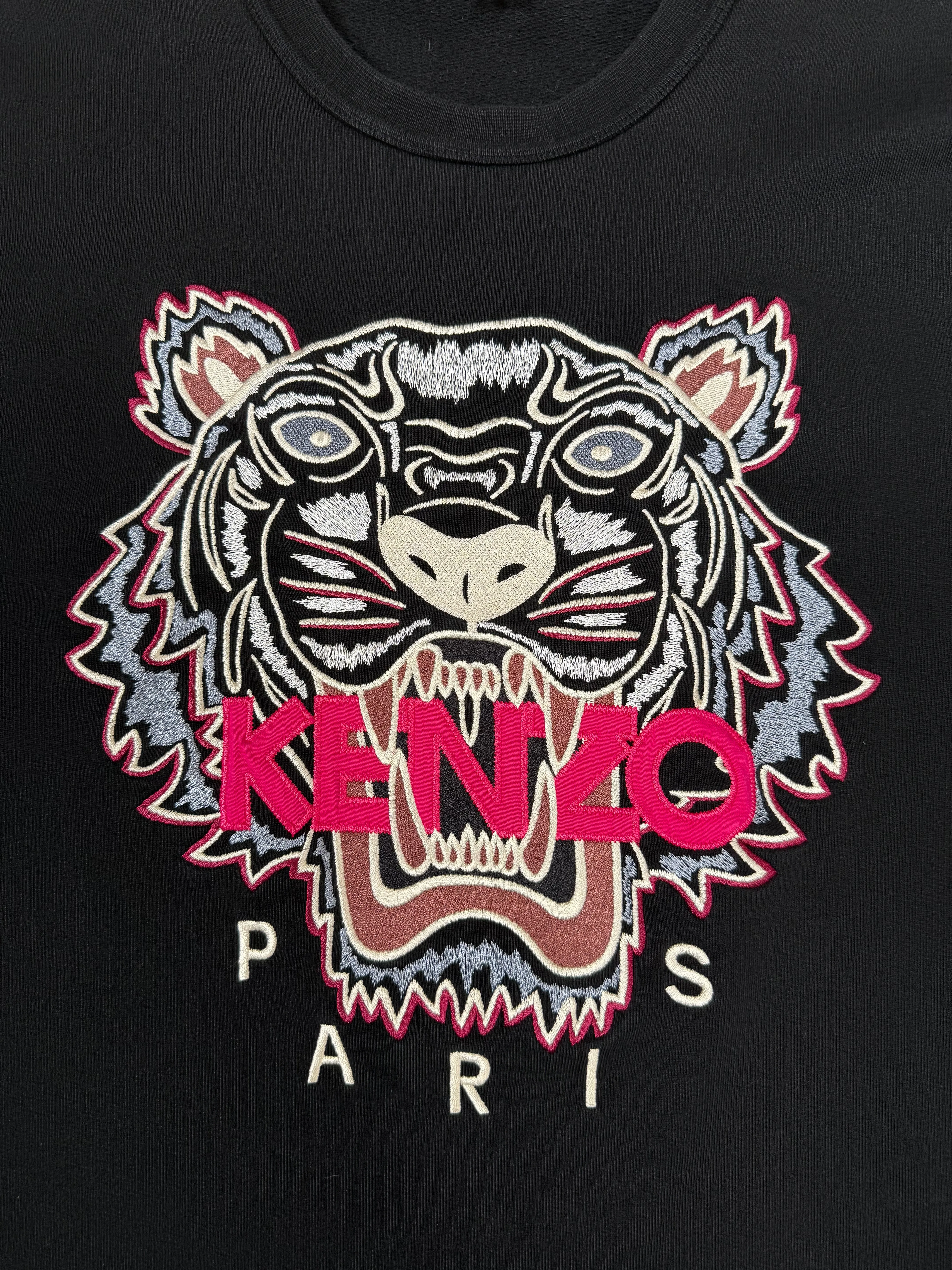 Kenzo Embroidered Tiger Sweatshirt - Black
