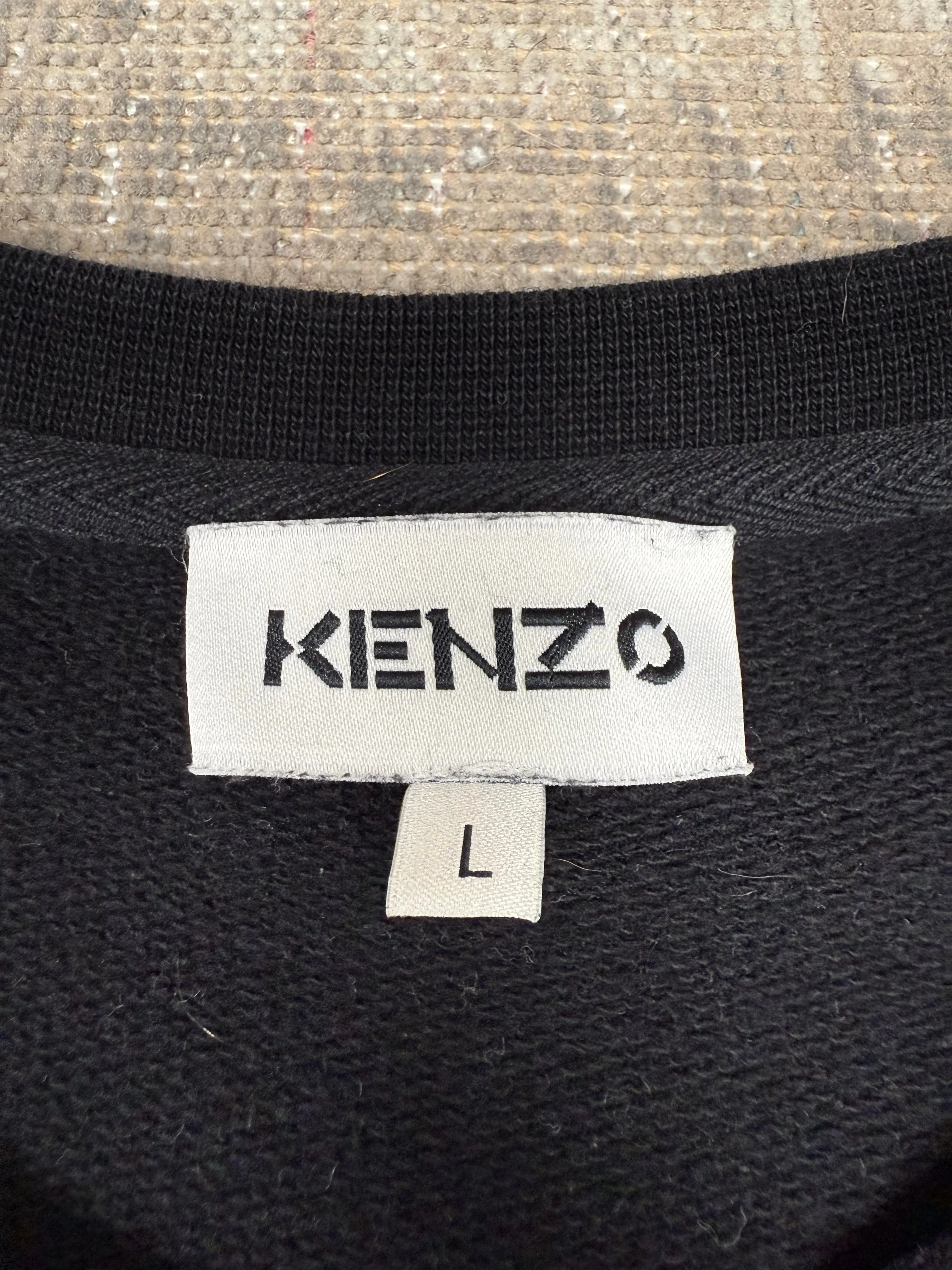 Kenzo Embroidered Tiger Sweatshirt - Black