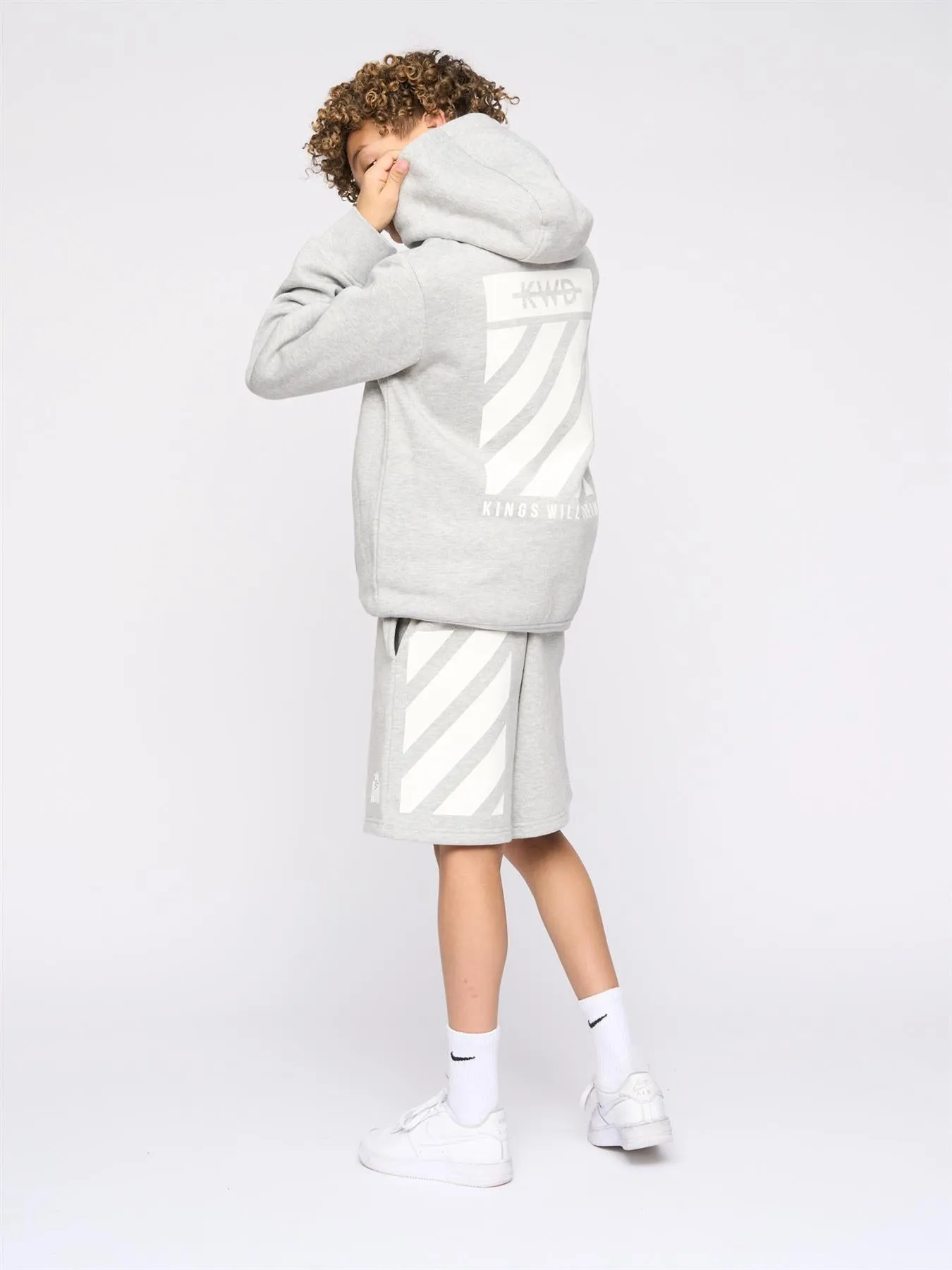 Kids Stanton Hoodie Grey Marl