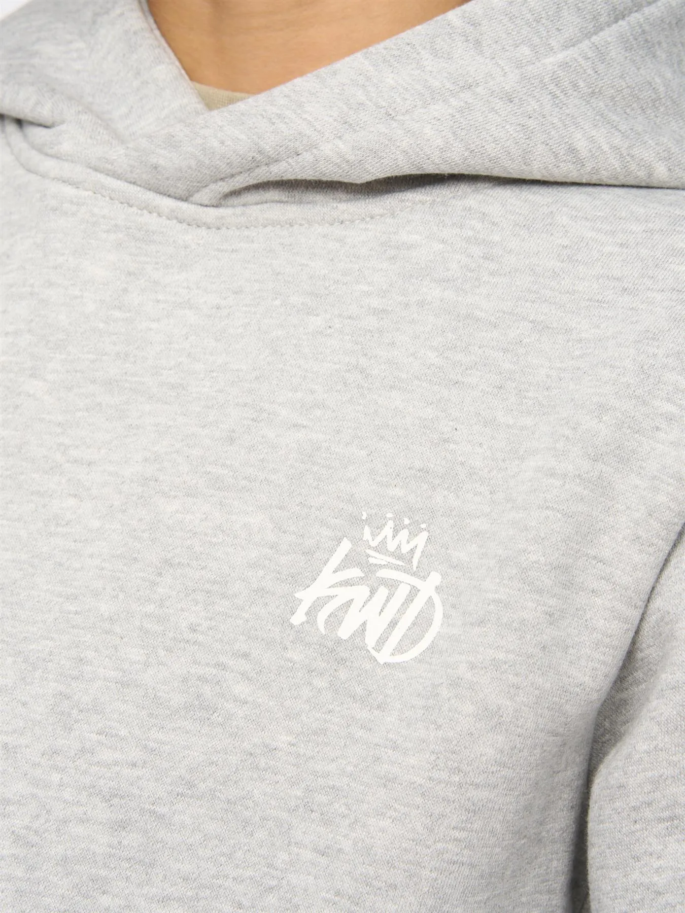 Kids Stanton Hoodie Grey Marl