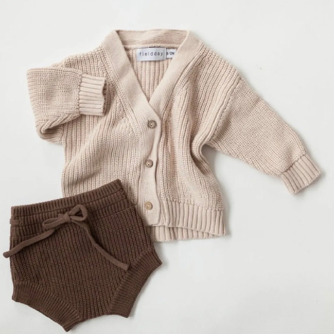 KINDLY CHUNKY KNIT SHORTIES ESPRESSO