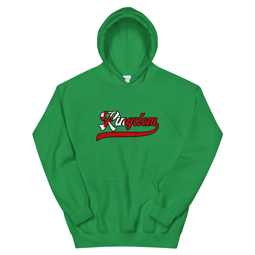 Kingdom Script ~ Flag with Black Border *ADULT HOODIE*